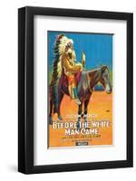 Before The White Man Came - 1920-null-Framed Giclee Print