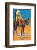 Before The White Man Came - 1920-null-Framed Giclee Print