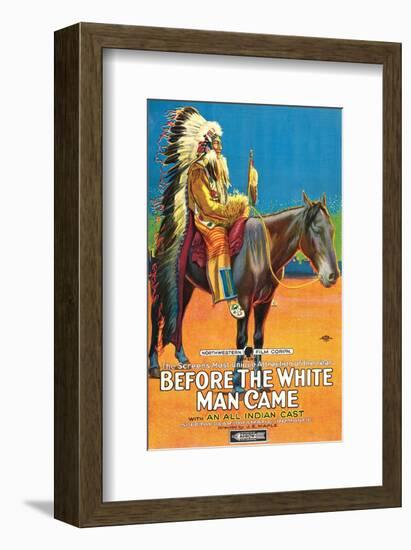 Before The White Man Came - 1920-null-Framed Giclee Print