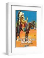 Before The White Man Came - 1920-null-Framed Giclee Print