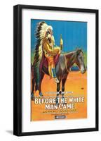 Before The White Man Came - 1920-null-Framed Giclee Print