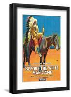 Before The White Man Came - 1920-null-Framed Giclee Print