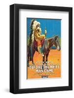 Before The White Man Came - 1920-null-Framed Giclee Print