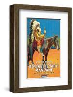 Before The White Man Came - 1920-null-Framed Giclee Print