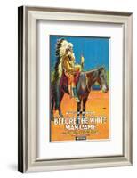 Before The White Man Came - 1920-null-Framed Giclee Print