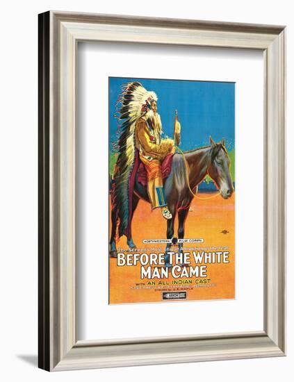 Before The White Man Came - 1920-null-Framed Giclee Print