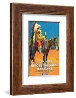 Before The White Man Came - 1920-null-Framed Giclee Print