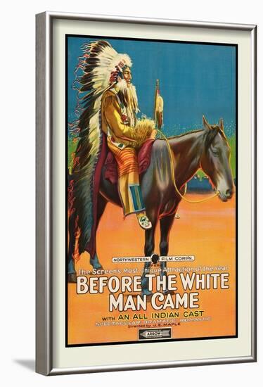 Before the White Man Came-null-Framed Art Print