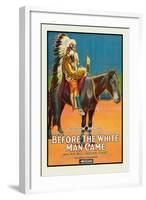 Before the White Man Came-null-Framed Art Print