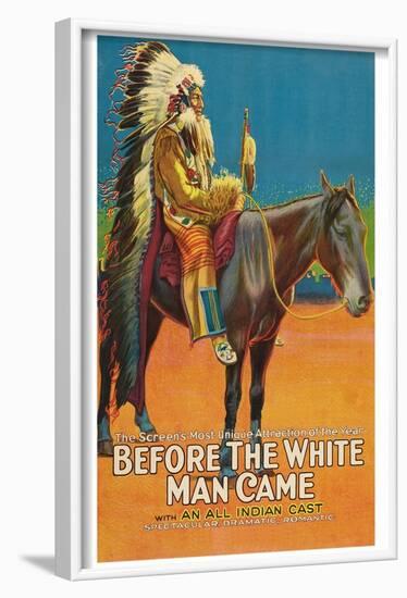 Before the White Man Came-null-Framed Art Print