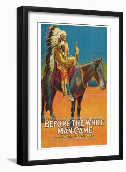 Before the White Man Came-null-Framed Art Print