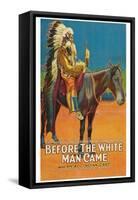 Before the White Man Came-null-Framed Stretched Canvas