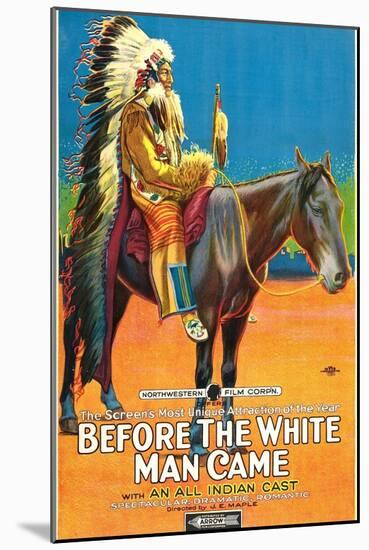 Before The White Man Cave, 1920-null-Mounted Art Print