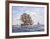 Before Trafalgar - R.N. Frigates Watch Off Cadiz-Roy Cross-Framed Premium Giclee Print