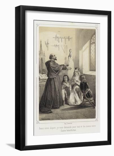 Before You Leave I Request Your Holy Blessing for Me and Mine-null-Framed Giclee Print