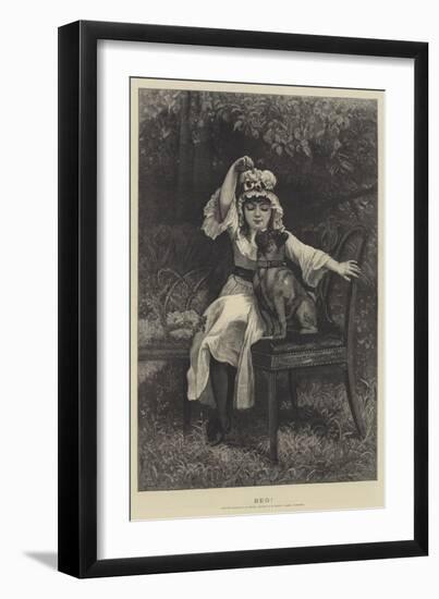 Beg!-Edward Killingworth Johnson-Framed Giclee Print