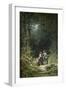 Begegnung Im Walde (Jaeger Und Sennerin), um 1858-Carl Spitzweg-Framed Giclee Print