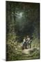 Begegnung Im Walde (Jaeger Und Sennerin), um 1858-Carl Spitzweg-Mounted Giclee Print