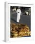 Begele Traditional Arabic Bread with Sesame Seeds, Jaffa Gate, Old City, Jerusalem, Israel-Eitan Simanor-Framed Photographic Print