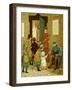 Beggar at church doors-Thomas Crane-Framed Giclee Print