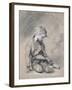 Beggar Boy, About 1780 (Black Chalk and Stump, Heightened with White, on Pale Buff Paper)-Thomas Gainsborough-Framed Giclee Print