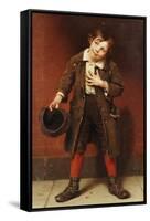 Beggar Boy, C.1885-1887-John George Brown-Framed Stretched Canvas