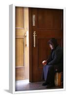 Beggar in Burgersaalkirche, Munich, Bavaria, Germany-Godong-Framed Photographic Print