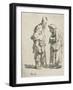 Beggar Man and Beggar Woman Conversing, 1630-Rembrandt van Rijn-Framed Giclee Print