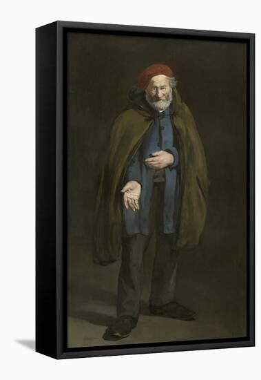 Beggar with a Duffel Coat , 1865-67-Edouard Manet-Framed Stretched Canvas