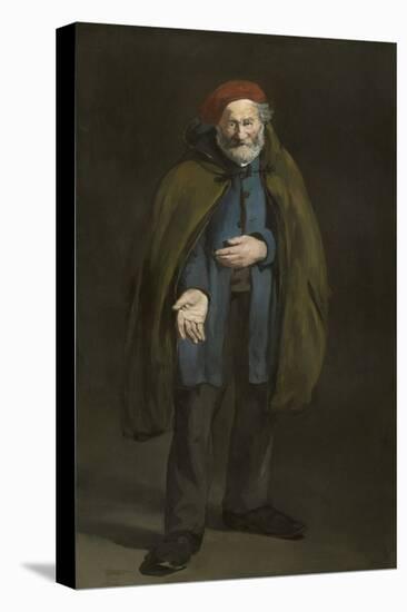 Beggar with a Duffel Coat , 1865-67-Edouard Manet-Stretched Canvas