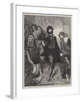 Beggars at a Church Door at Rome-null-Framed Giclee Print