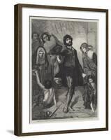 Beggars at a Church Door at Rome-null-Framed Giclee Print