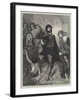 Beggars at a Church Door at Rome-null-Framed Giclee Print