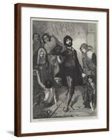 Beggars at a Church Door at Rome-null-Framed Giclee Print