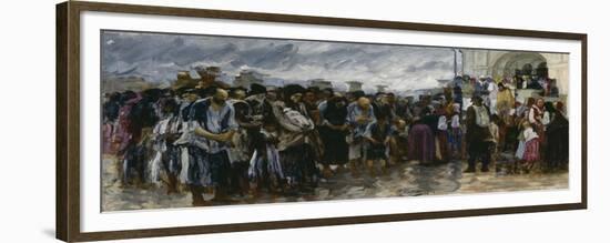 Beggars at the Church, 1889-Ivan Ivanovich Tvorozhnikov-Framed Giclee Print