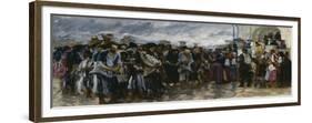 Beggars at the Church, 1889-Ivan Ivanovich Tvorozhnikov-Framed Giclee Print