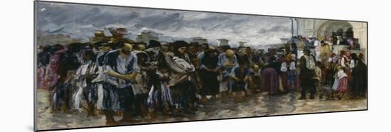 Beggars at the Church, 1889-Ivan Ivanovich Tvorozhnikov-Mounted Giclee Print
