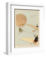 Beggars in Balloons-Joaquin Xaudaro-Framed Art Print