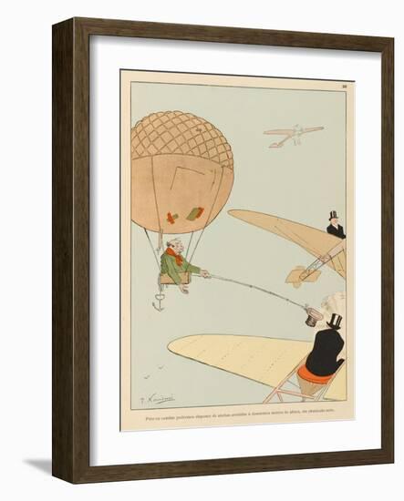 Beggars in Balloons-Joaquin Xaudaro-Framed Art Print