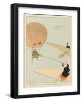 Beggars in Balloons-Joaquin Xaudaro-Framed Art Print