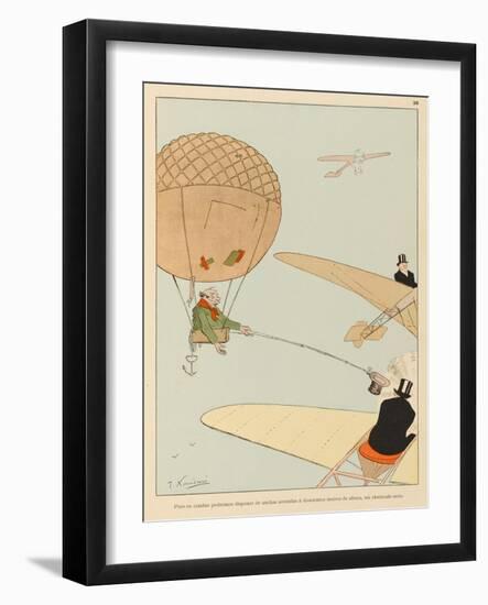 Beggars in Balloons-Joaquin Xaudaro-Framed Art Print