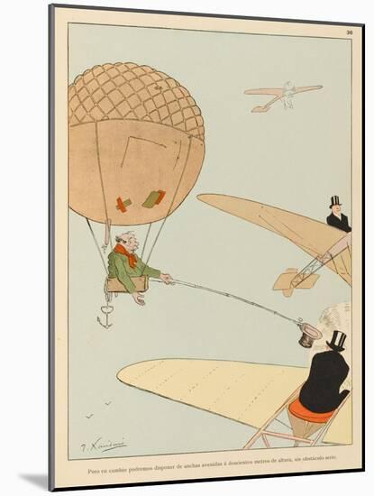 Beggars in Balloons-Joaquin Xaudaro-Mounted Art Print