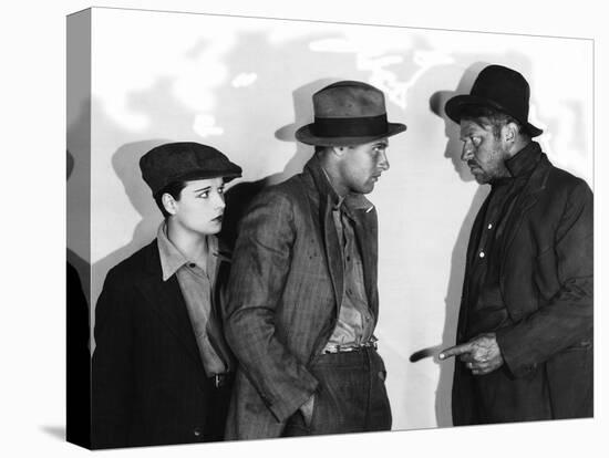 BEGGARS OF LIFE, 1928 directed by WILLIAM Louise Brooks, Richard Arlen and Wallace Beery (b/w photo-null-Stretched Canvas