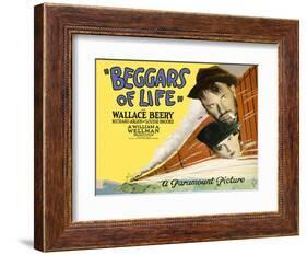 Beggars of Life - Starring Wallace Beery, Richard Arlen - Directed by William Wellman-Pacifica Island Art-Framed Art Print