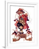 "Begging for Turkey,"December 2, 1933-Joseph Christian Leyendecker-Framed Giclee Print