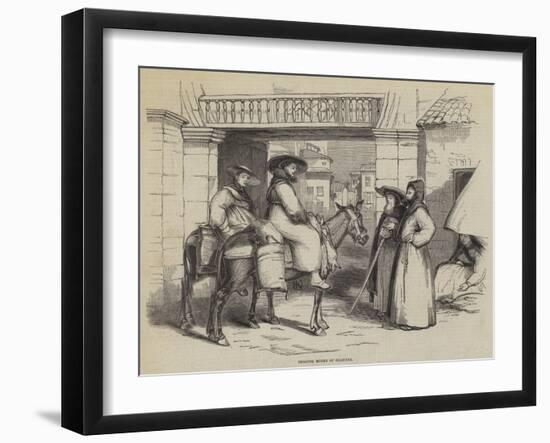 Begging Monks of Granada-null-Framed Giclee Print