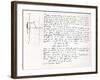 Beginning of Galois's Examination Script for the Concours General, 1829-Evariste Galois-Framed Giclee Print