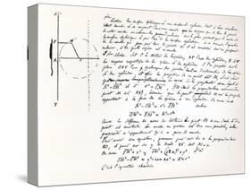 Beginning of Galois's Examination Script for the Concours General, 1829-Evariste Galois-Stretched Canvas