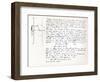 Beginning of Galois's Examination Script for the Concours General, 1829-Evariste Galois-Framed Giclee Print