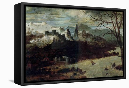 Beginning of Spring - Detail-Pieter Breughel the Elder-Framed Stretched Canvas